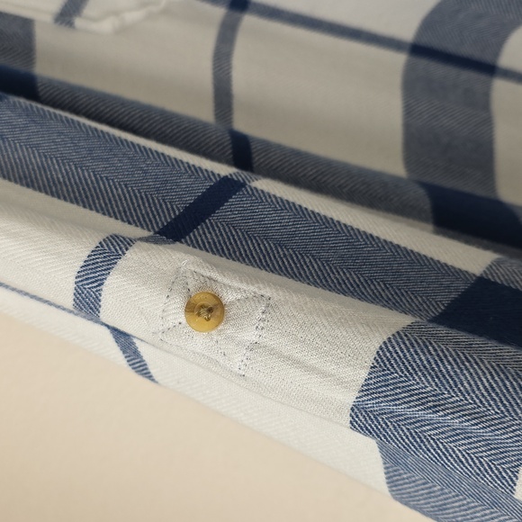 Tinsel Blue and White Plaid Shirt - Picture 4 of 8